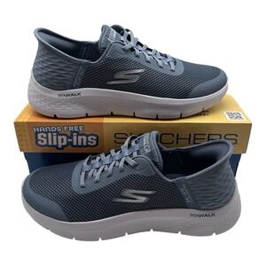 Skechers Go Walk Flex Grand Entry Shoes Women Sz 11 Blue Slip On Sneakers 124836